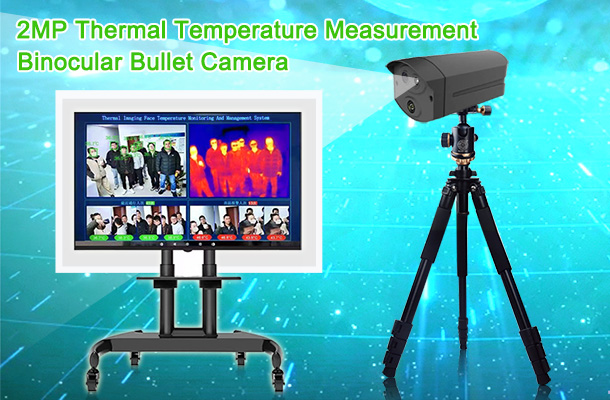 2MP Thermal Temperature Measurement  Binocular Bullet Camera